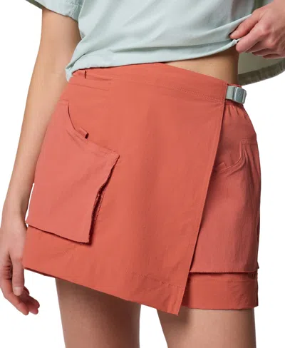 Columbia Women's Cove Beach Utility Skort In Orange