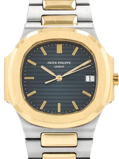 Pre-owned Patek Philippe 1990 Nautilus 32mm In Black