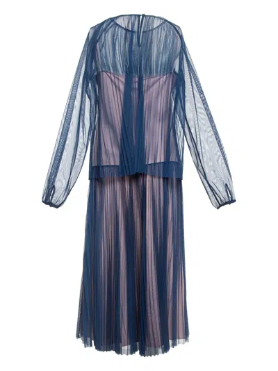 Pre-owned Max & Co  Sheer Pleated Skirt Suit