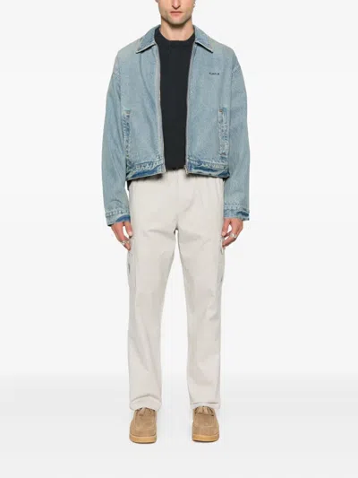 Represent Elasticated-waist Cargo Trousers In Neutral