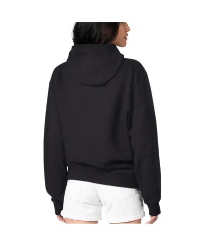 G-iii 4her By Carl Banks Women'sâ Black San Diego Padres Flowers Graphic Pullover Hoodie In Black