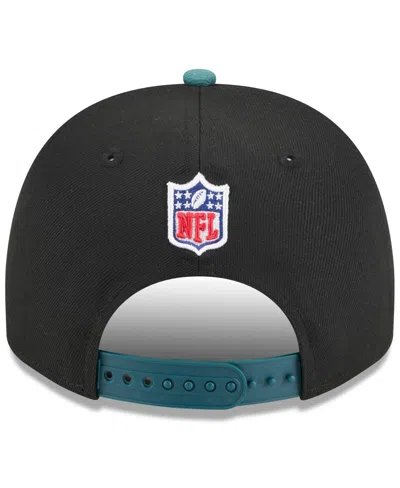 New Era Big Boys And Girls Black/green Philadelphia Eagles 2025 Nfl Draft A-frame 9fifty Snapback Hat In Black