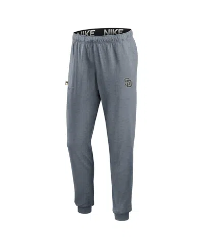 Nike Heather Gray San Diego Padres Travel Performance Pants In Gray