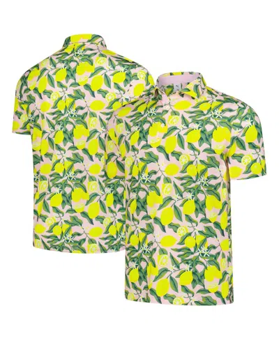 Puma Pink Arnold Palmer Mattr Lemon Branch Polo In Multi