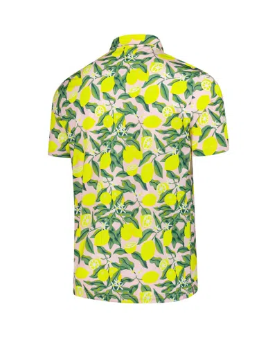 Puma Pink Arnold Palmer Mattr Lemon Branch Polo In Multi