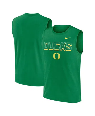 Nike Men's Green Oregon Ducks Primetime Tricode Legend Performance Tank Top In Green