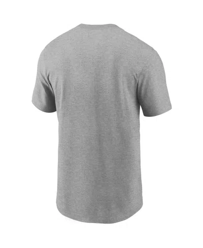 Nike Men's Heather Gray Washington Nationals Team T-shirt In Gray