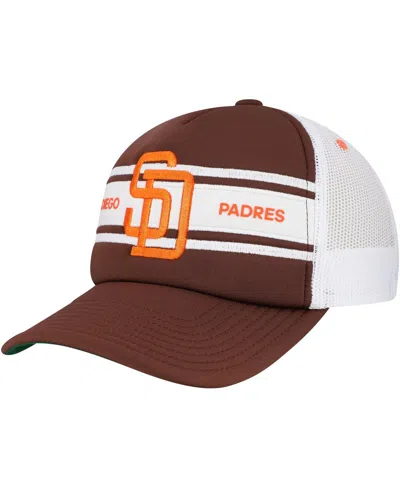 Mitchell & Ness Men's Brown San Diego Padres Sideline Trucker Adjustable Hat