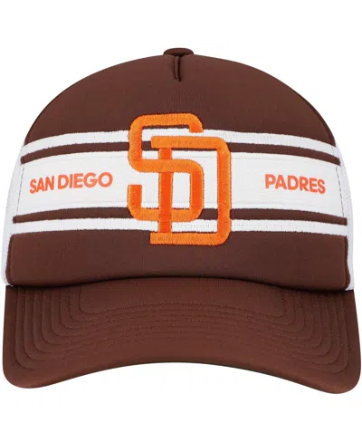Mitchell & Ness Men's Brown San Diego Padres Sideline Trucker Adjustable Hat