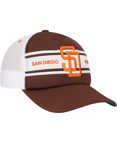 Mitchell & Ness Men's Brown San Diego Padres Sideline Trucker Adjustable Hat