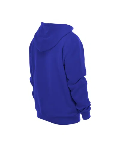 New Era Men's Blue Sacramento Kings 2024/25 City Edition Chenille Heavyweight Pullover Hoodie In Blue