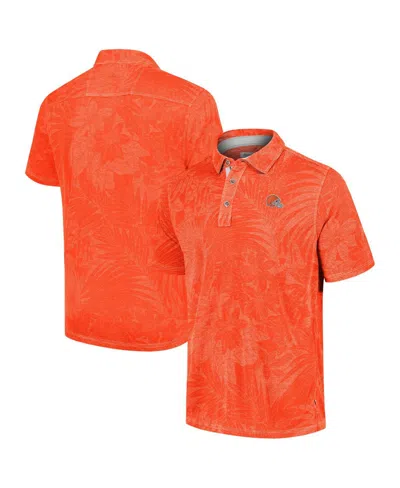 Tommy Bahama Men's Orange Cleveland Browns Sport Santiago Paradise Polo Shirt In Orange