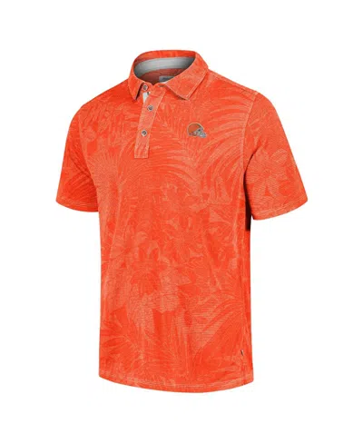 Tommy Bahama Men's Orange Cleveland Browns Sport Santiago Paradise Polo Shirt In Orange