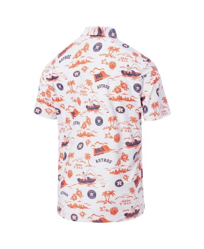 Reyn Spooner White Houston Astros Pua Performance Polo In Multi