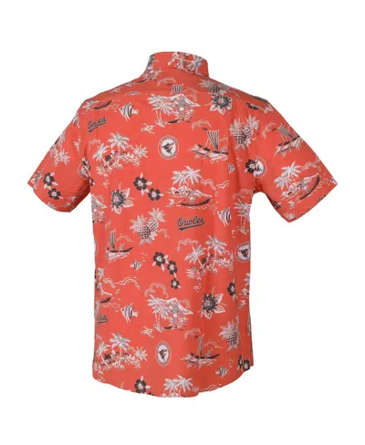 Reyn Spooner Orange Baltimore Orioles Kekai Button-down Shirt In Red