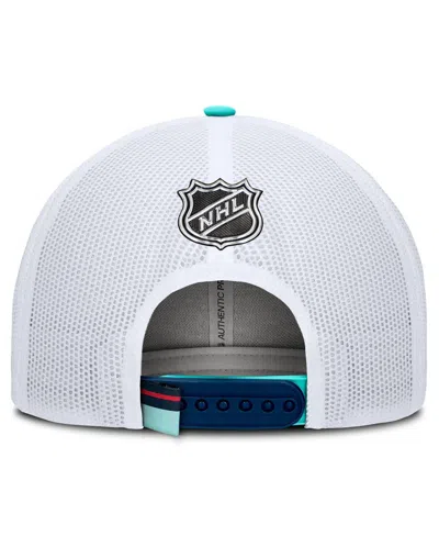 Fanatics Men's Deep Sea Blue/white Seattle Kraken Authentic Pro Rink Trucker Hat