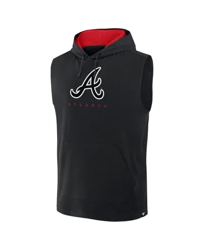 Fanatics Men's Black Arizona Diamondbacks Fire Speed Sleeveless Pullover Hoodie In Black