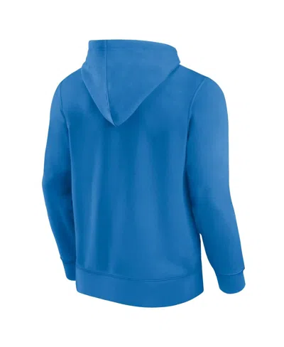 Fanatics Men's Royal Chicago Cubs Plan For Adversity Henley Fleece Pullover Hoodie In Blue