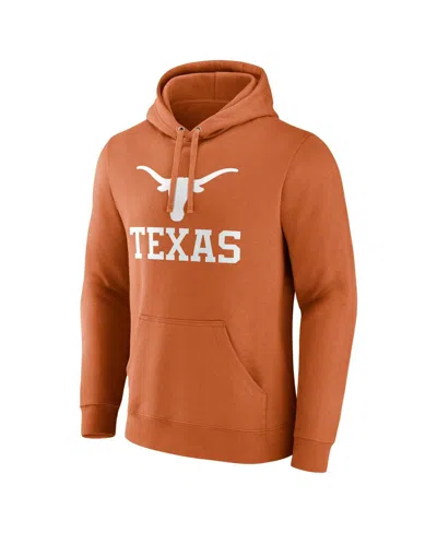 Fanatics Men's Texas Orange Texas Longhorns Team Lockup Pullover Hoodie In Orange