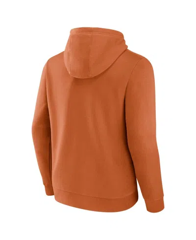 Fanatics Men's Texas Orange Texas Longhorns Team Lockup Pullover Hoodie In Orange