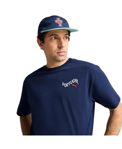 Puma Men's And Women'sâ Navy/mint Portugal National Team Fan Adjustable Hat