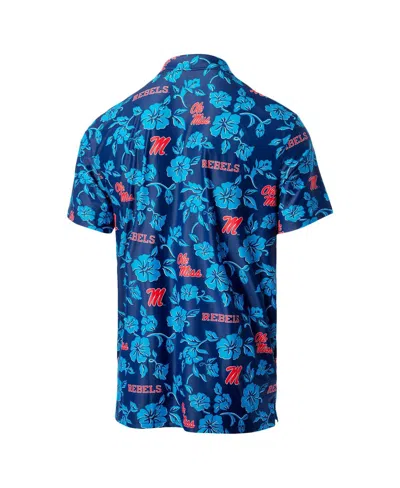 Reyn Spooner Men's Navy Ole Miss Rebels Performance Polo Shirt In Blue