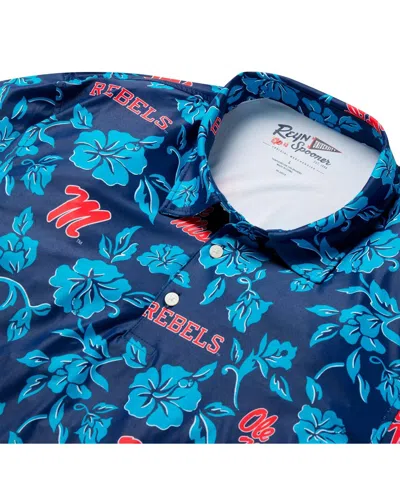 Reyn Spooner Men's Navy Ole Miss Rebels Performance Polo Shirt In Blue