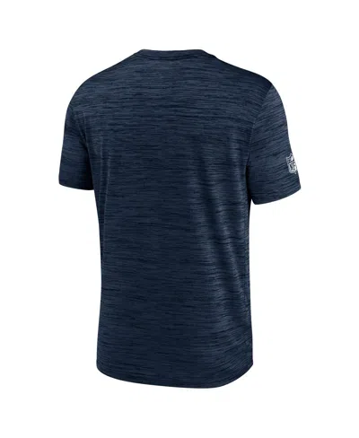 Nike Men's Navy Dallas Cowboys Sideline Velocity Performance T-shirt In Blue