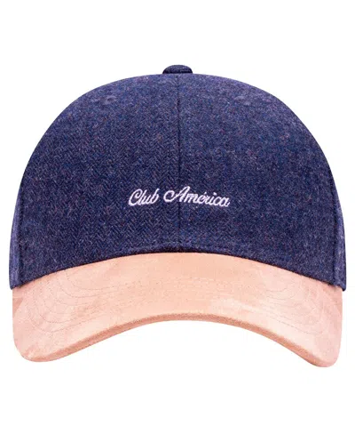 Fan Ink Men's Navy/tan Club America Noble Adjustable Hat