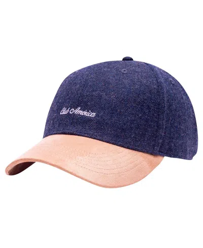 Fan Ink Men's Navy/tan Club America Noble Adjustable Hat
