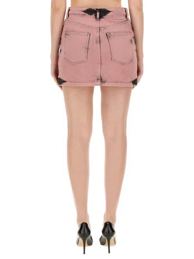Moschino Jeans High-rise Denim Miniskirt