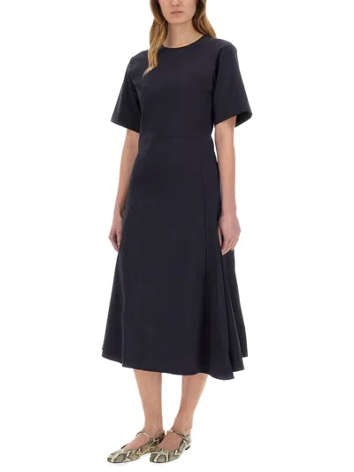 Fabiana Filippi Midi Dress Featuring Lurex Detailing And Flared Skirt