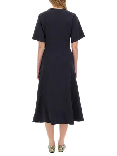 Fabiana Filippi Midi Dress Featuring Lurex Detailing And Flared Skirt