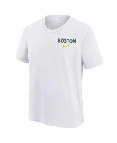 Nike Big Boys And Girls White Boston Red Sox 2025 City Connect T-shirt In White