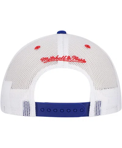 Mitchell & Ness Men's Royal Chicago Cubs Sideline Trucker Adjustable Hat