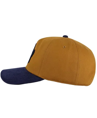 American Needle Men's Tan/blue Toronto Maple Leaf's Burnett Adjustable Hat