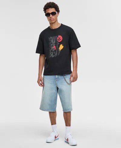 Mode Of One Men's Sunset Blvd Relaxed-fit Graphic T-shirt, Exclusively At Macy's In Black
