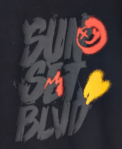 Mode Of One Men's Sunset Blvd Relaxed-fit Graphic T-shirt, Exclusively At Macy's In Black