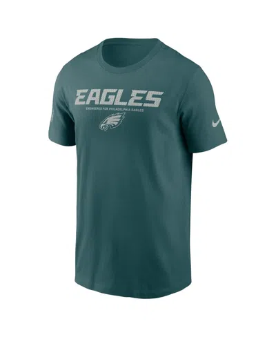 Nike Men's Midnight Green Philadelphia Eagles Sideline Performance T-shirt In Green