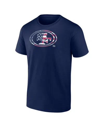 Logo Athletic Men's Navy San Francisco 49ers Americana T-shirt
