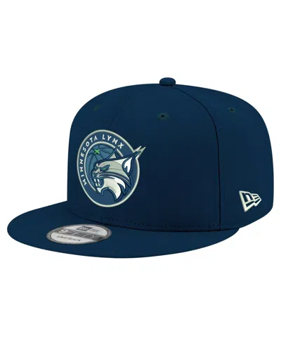 New Era Men's And Women's Navy Minnesota Lynx Logo 9fifty Snapback Hat