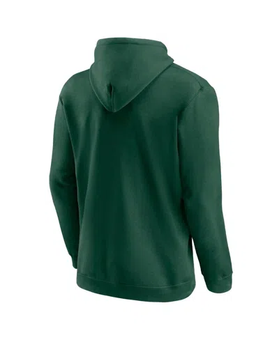 Fanatics Men's Green Minnesota Wild 2025 Stanley Cup Playoffs Breakout Fleece Pullover Hoodie In Green