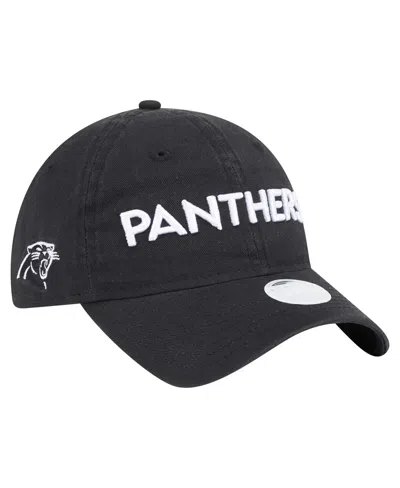 New Era Women's Black Carolina Panthers Cece 9twenty Adjustable Hat