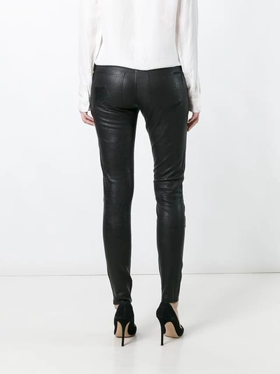 Shop Rta Destroyed Effect Skinny Trousers - Black