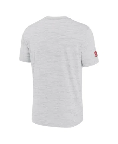 Nike Men's Ash Kansas City Chiefs Sideline Velocity Performance T-shirt In White