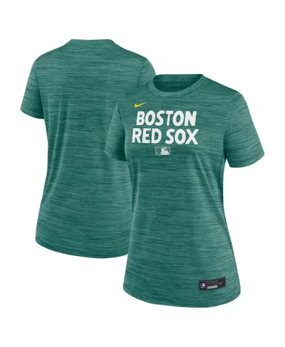Nike Women's Green Boston Red Sox 2025 City Connect Authentic Collection Velocity Performance T-shirt In Green