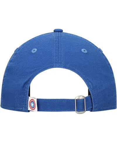 New Era Big Boys And Girls Blue Captain America 9twenty Adjustable Hat In Blue