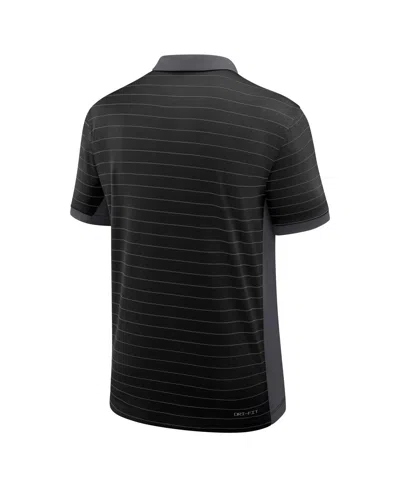 Jordan Men's Black Florida Gators 2025 Early Season Coaches Sideline Victory Stripe Performance Polo Shirt In Black