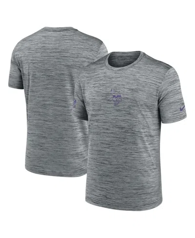 Nike Men's Gray Chicago Bears Sideline Velocity Performance T-shirt In Gray