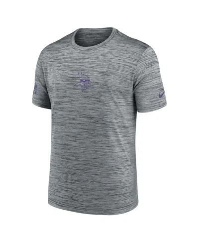 Nike Men's Gray Chicago Bears Sideline Velocity Performance T-shirt In Gray